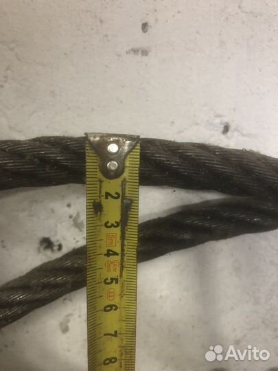 Тросс стальной буксировочный