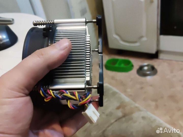 Кулер, радиатор,стоял на 1155 сокете