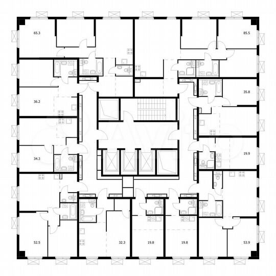 Квартира-студия, 19,8 м², 18/23 эт.