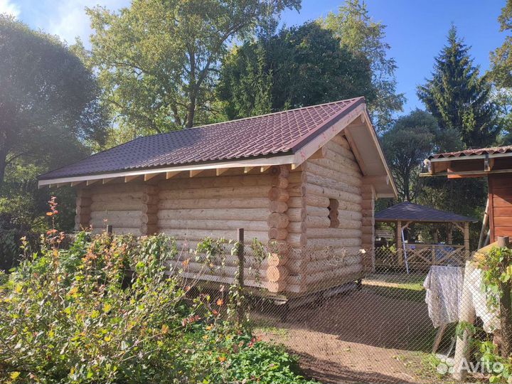 Срубы из бревна.Кровля.Отделка