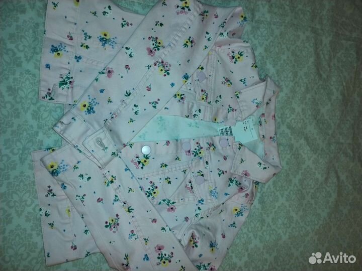 Джинсовая курточка на девочку