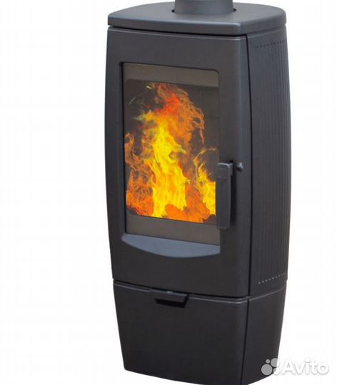 Печь gala, черная (plamen)