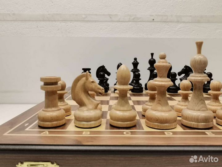 Шахматы Гамбит в ларце новые
