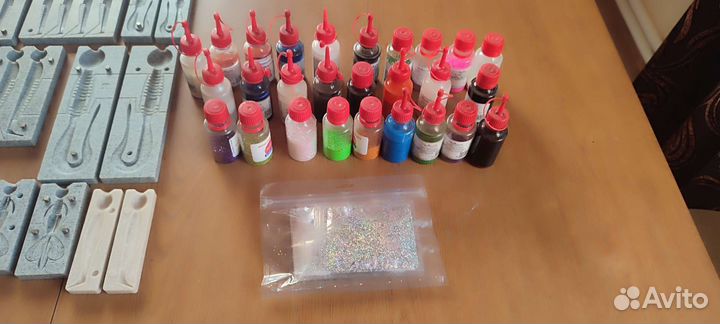 Формы для литья силиконовых приманок