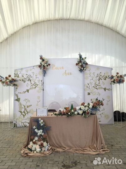 Оформление свадьбы(свадебный декор)