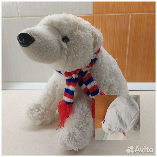 Медведь Умка-внутри мешок для подарка на нг