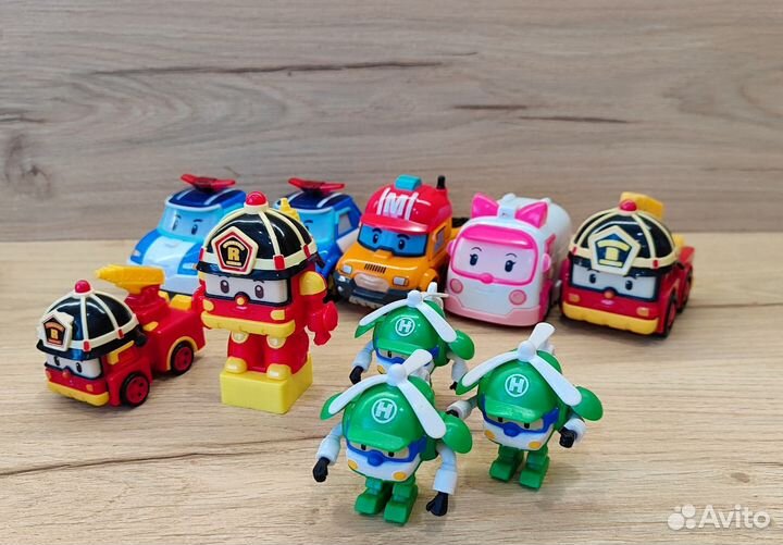 Поли робокар машинки