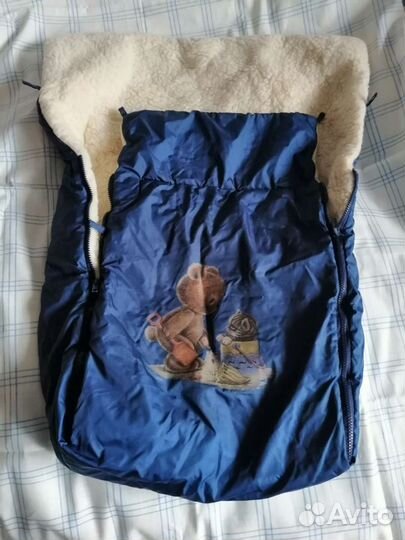 Зимний конверт в прогулочную коляску