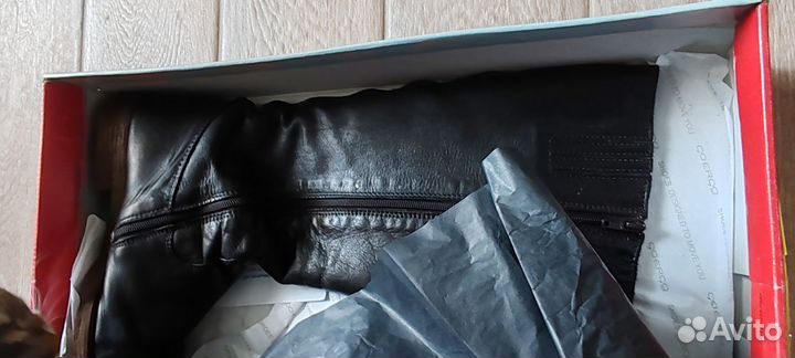 Сапоги женские натуральная кожа