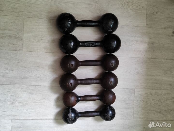 Гантели 4,6,8 кг
