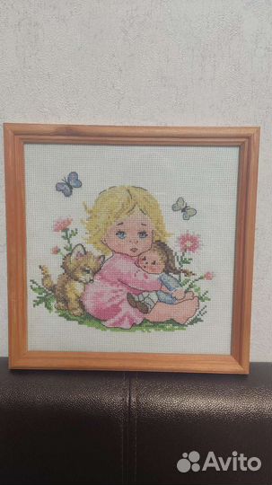 Картина вышитая крестом