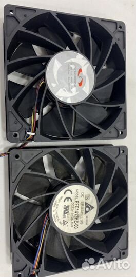 Кулер, вентилятор 120мм, 140мм 12в. Оригинал Асик