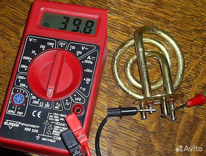 Тэн от чайника, б/у, испр