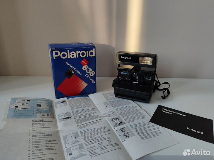 Плёночный фотоаппарат Polaroid 636 + кассета