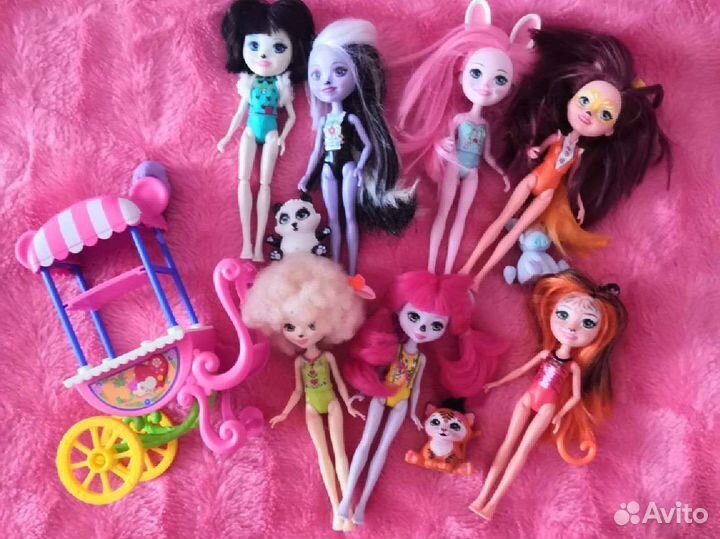Куклы энчантималс 7шт