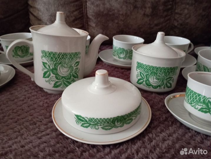 Сервиз чайный на 16 персон, СССР