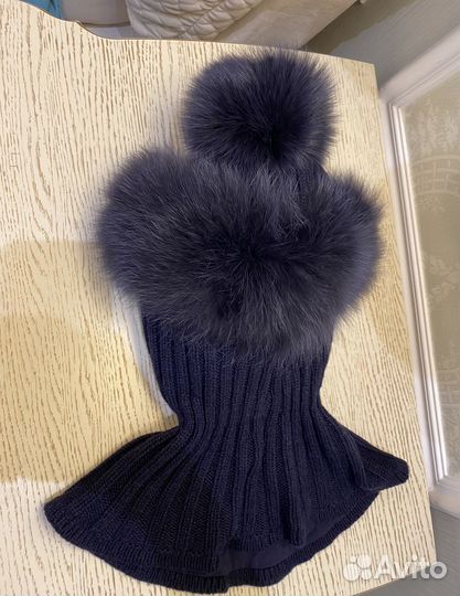 Шапка шлем Chobi зимняя для девочки 56-58