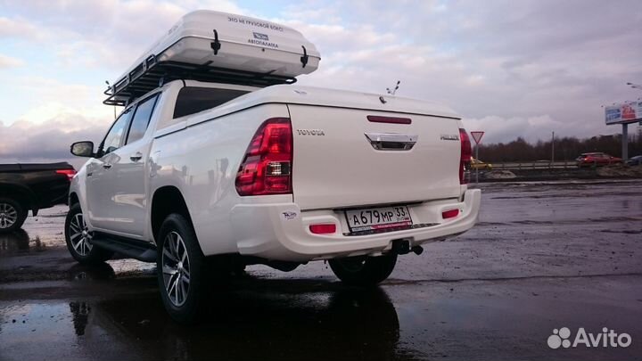 Бампер авс-Дизайн задний с квадратом под дополните