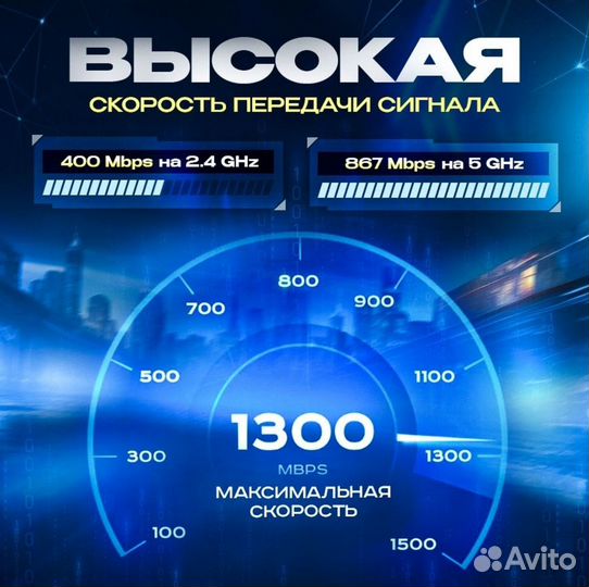Usb wifi адаптер 2.4 ; 5 ghz