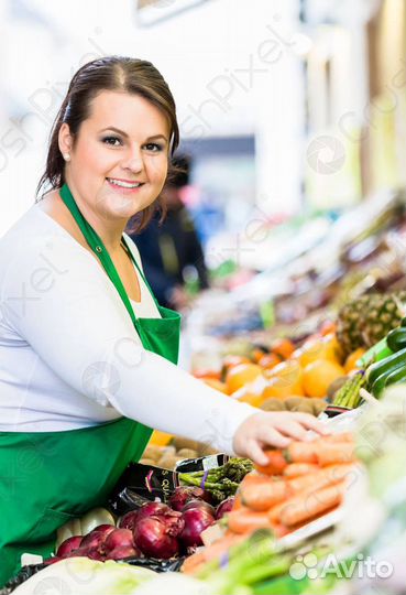 Продавец в отдел овощи- фрукты