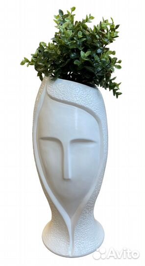 Ваза керамическая Лицо