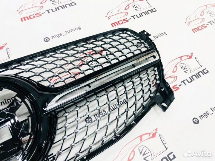 Решетка Diamond Black GLE-Coupe C167 Не AMG Пакет
