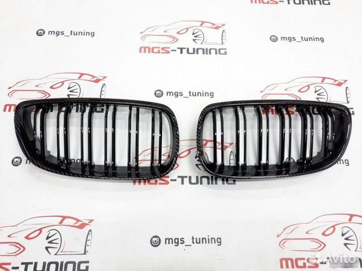 Ноздри BMW 3 серии E92 05-08г Под карбон