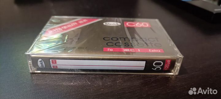 Аудиокассеты Славич Slavich C-60 новые
