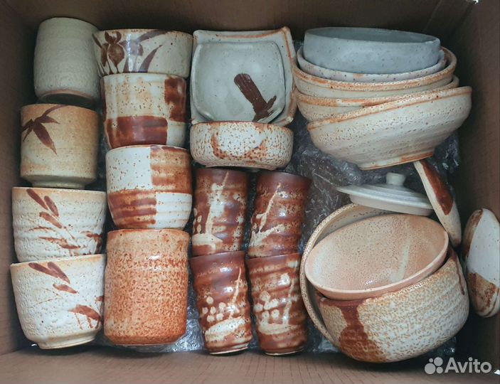 Чашки винтажные мастеровые, Япония, листайте