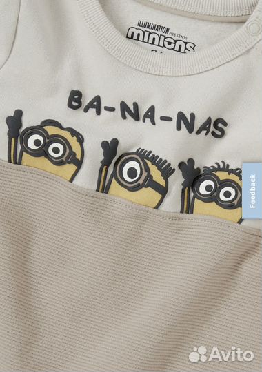 Костюм с миньонами 92 весна/лето