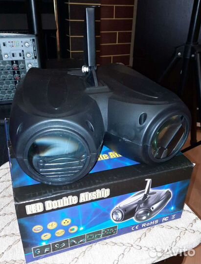 Светомузыка LED Double AirShip Rgbw Strob Mic Pro