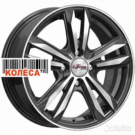 IFree Маскот 6x15 4x98 ET35 Dia58.5 алмаз черный