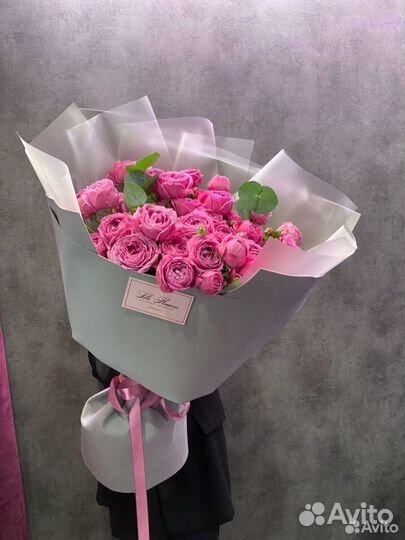 Пионовидные розы с доставкой Казань