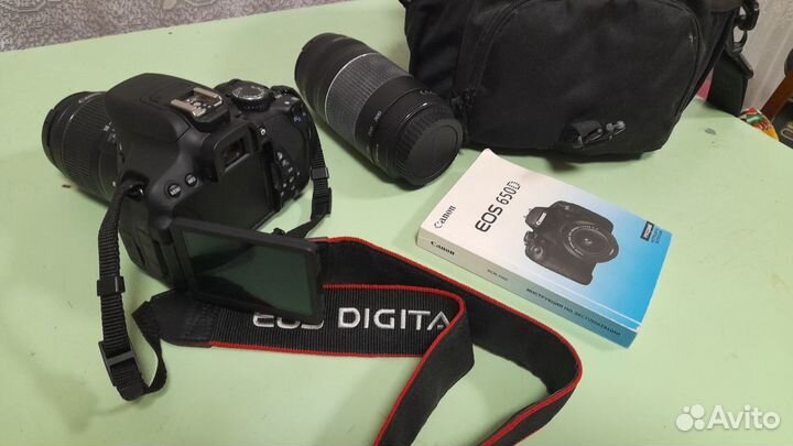 Зеркальный фотоаппарат Canon EOS 650D +телевик