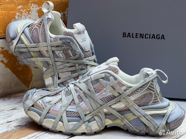 Balenciaga 3XL Extreme Lace Sneaker Brown/Grey