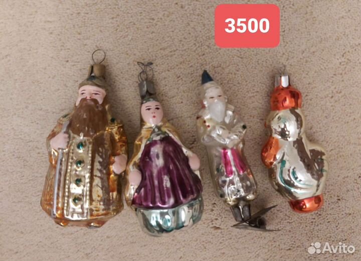 Елочные игрушки СССР набор