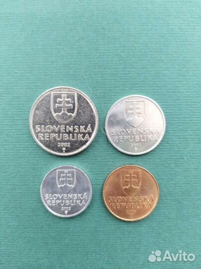 Монеты Словакии