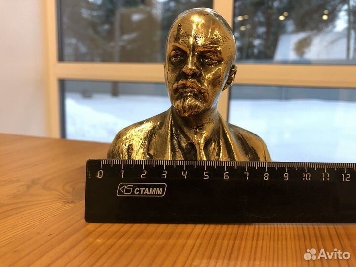 Бюст В.И. Ленин. Бронза. Литье