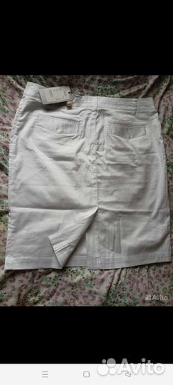 Юбка белая 52 54