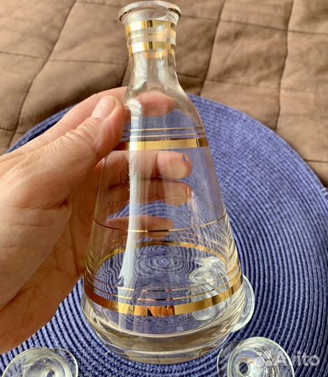 Графин/штоф и рюмки, винтаж, СССР