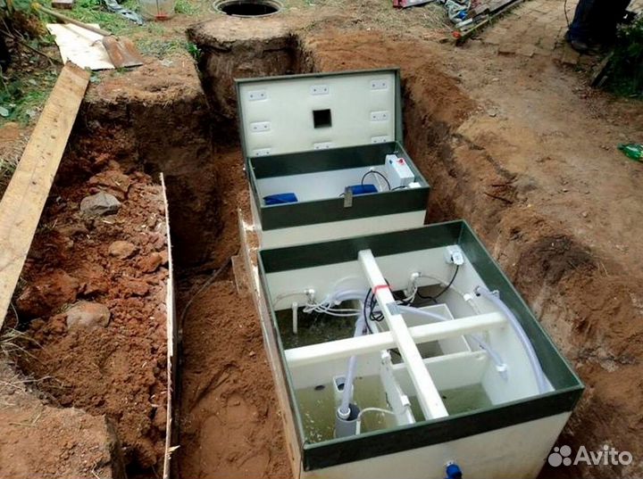 Септик под ключ для 6-8 человек