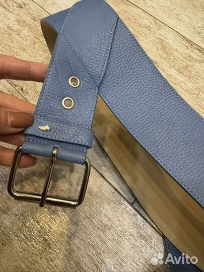 Новый ремень Oblique Италия нат кожа, 1 (46)