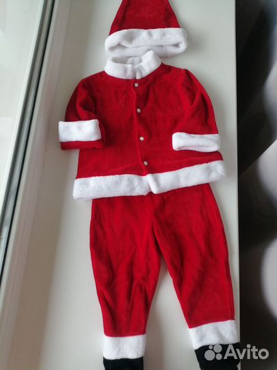 Костюм деда мороза детский
