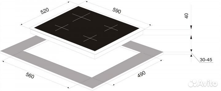Варочная панель Zigmund Shtain MN 222.61 B
