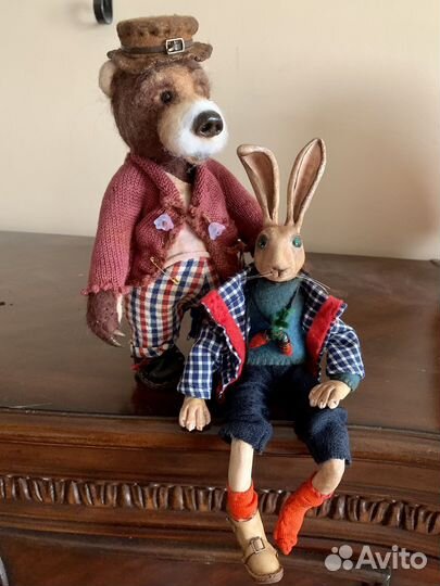 Авторская кукла кролик, зайчик