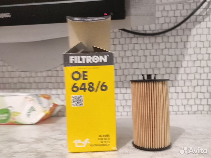 Фильтр масляный filtron OE 648/6