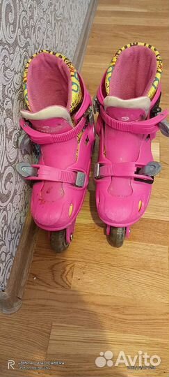 Роликовые коньки детские раздвижные