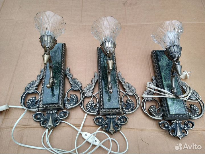 Настенный светильник бра СССР рябинушка