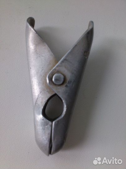 Прищепка СССР алюминиевая