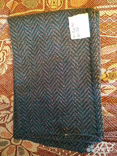 Отрез ткани полушерсти(ёлочка)